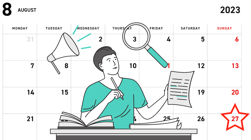 【社労士の直前対策】7月までに読んでほしい!8月試験前日までの過ごし方