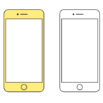 色違いの2台のスマートフォン